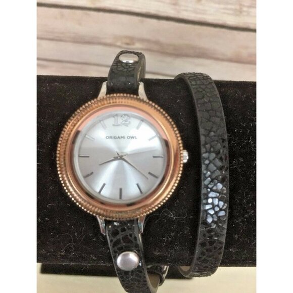 New Origami Owl Living Locket Bezel Large Twist Face Copper Gold in Box - Picture 4 of 4